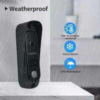 Téléphone de porte vidéo étanche analogique à quatre fils populaire 7 pouces maison interphone sonnette IC contrôle d'accès accessoire transfrontalier