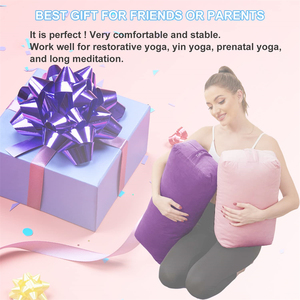Cojín de almohada de refuerzo de meditación de yoga de forma <span class=keywords><strong>rectangular</strong></span> de <span class=keywords><strong>relleno</strong></span> de algodón suave más vendido - Product Image 5