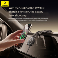 Baseus PrimeTrip C03sPro Chargeur de voiture sans fil magnétique d'occasion 95% neuf avec support de charge 15W compatible avec plusieurs modèles de voitures