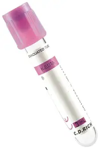 Manufacturers Price Medical Purple Top 1Ml 2Ml Edta K2 K3 Sample Vacuum Blood Test Collection Tubes