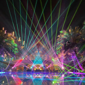 Luce Laser RGB ILDA Impermeabile IP65 per Esterni, <span class=keywords><strong>Effetto</strong></span> Laser 40 50 60 80 100 W, Animazione a Colori per Pubblicità e Spettacoli - Product Image 5