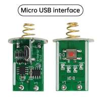 ESHINEDE ET3234 Carte de circuit LED pour lampe torche électrique 3-4.2V avec chargement Type-C et plaque électronique, accessoires de bricolage pour éclairage LED
