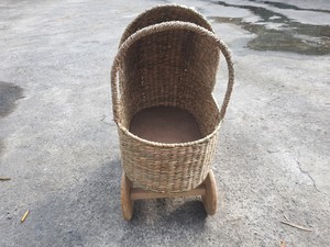 Cochecitos de bebé de hierba de mar Natural hechos a mano, producto en oferta - Product Image 3