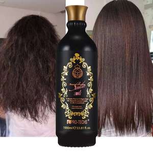 Fournisseur d'or 1L <span class=keywords><strong>PRO</strong></span>-TECHS Traitement capillaire à la kératine maximale sans formaldéhyde à l'huile d'argan pour lisser les cheveux - Product Image 1