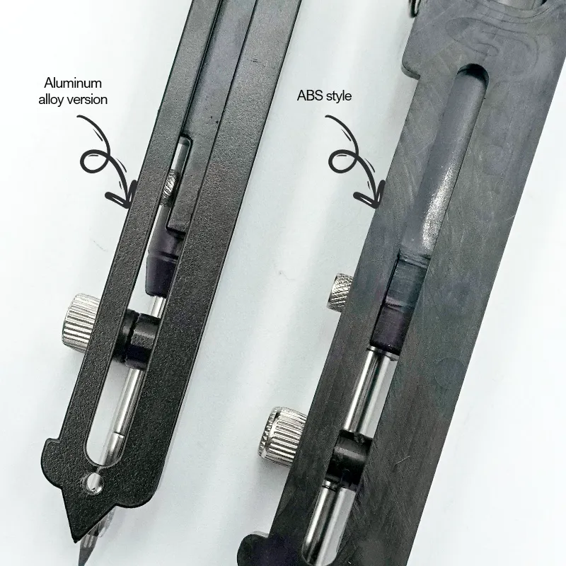 4.5 inç Diy ağaç İşleme ölçer Scriber hattı yapımcısı ölçme aracı kalem alüminyum alaşım Scribe aracı ile derin delik