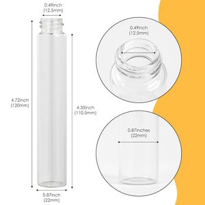 หลอดพลาสติก PET เกรดอาหาร ขนาด 120 มม. ป้องกันเด็กเปิดได้ พร้อมฝาเกลียว ขายส่ง - Product Image 3