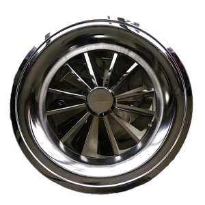 Stainless Steel Circular <strong>Swirl</strong> <strong>Diffuser</strong> for HVAC Systems <strong>Ceiling</strong> Jet Outlet Duct Ventilation Cover - Product Image 2