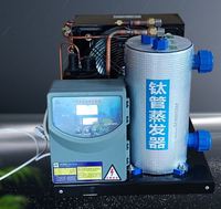 1/3 1/2 hp 1hp bain de glace plongeant refroidi refroidisseur d'eau refroidisseur de refroidissement et machine à pompe pour piscines plongeantes froides d'aquarium