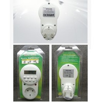 Temporizador Digital Semanal ETG-63A EU 16A 230V con Batería de Respaldo Ni-MH para Calentador y Luz UV de Terrarios de Reptiles