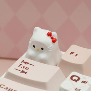 <strong>Hello</strong> 3D Printed <strong>Kitty</strong> Resin Artisan Keycaps for <strong>Keyboard</strong> Mechanical <strong>Keyboards</strong> - Product Image 4
