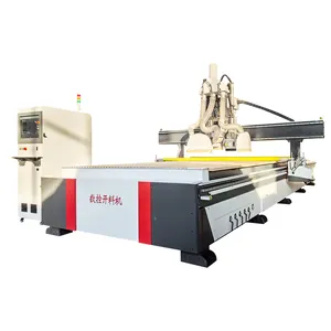 LUDIAO 3d cnc wood milling cutting machine for cabinet furniture 2060 tool change atc cnc router with Saw Blade