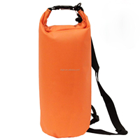 Bâche PVC pliable avec logo personnalisé 15L 500D Sac sec étanche pour activités de plein air-Kayak Camping
