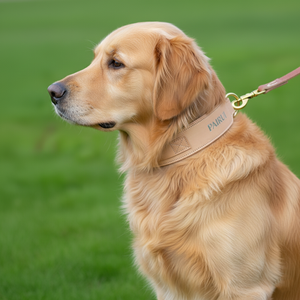 <span class=keywords><strong>Collar</strong></span> de Lujo para Mascotas con Logotipo Repujado, Color Clásico, Asa Suave, <span class=keywords><strong>Collar</strong></span> de Cuero Vegano Ajustable al por Mayor con Hebilla de Metal - Product Image 4