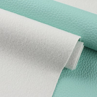 1,2 mm dickes, geprägtes Semi-PU-Leder mit Litchi-Narbung, abriebfeste Rolle, imitiert Baumwoll-Woll-Unterlage, Stoff für Sofabezüge