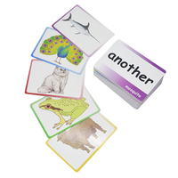 Cartes éducatives effaçables à sec personnalisées et écologiques pour enfants, pour l'apprentissage de l'alphabet ABC