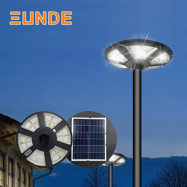 Hot Sales UFO Street Light Decorative Waterproof Integrated Courtyard Outdoor LED Solar Garden Lamp
