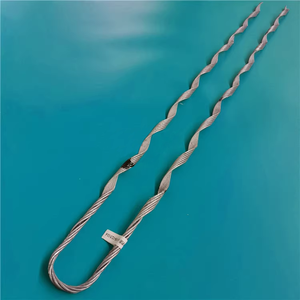 Abrazadera de Tensión Preformada Doble de Remate a Precio de Fábrica para Cable de Fibra Óptica ADSS OPGW para Uso en Poste/<span class=keywords><strong>Torre</strong></span> Directo de Proveedor Chino - Product Image 4