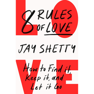 8 règles de l'amour par l'auteur Jay Shetty, livre broché personnalisé, impression de couverture souple - Product Image 1