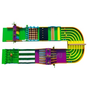 Château gonflable commercial <span class=keywords><strong>pour</strong></span> enfants AOYU, équipement de terrain de jeu extérieur avec toboggan, <span class=keywords><strong>parc</strong></span> d'attractions, <span class=keywords><strong>parc</strong></span> d'attractions, aire de jeux gonflable - Product Image 1