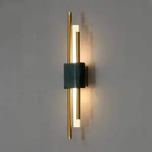 Modern Italian designers creative simple light luxury strip decorative wall lamp for hotel living room