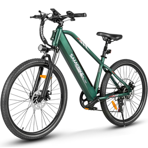 Batterie au lithium 36V 13AH pour vélo électrique tout-terrain et urbain 27,5 pouces, 7 vitesses, moteur électronique sans balais, acier au carbone, OEM - Product Image 1