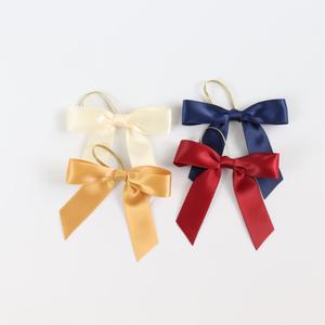 Chai Nước Hoa Màu Đỏ Đã Sẵn Sàng Phổ Biến Nhất Satin Ribbon <span class=keywords><strong>Bow</strong></span> <span class=keywords><strong>Tie</strong></span> Với Dây Thun - Product Image 6
