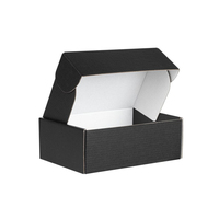 Caja de correo corrugado en relieve con logotipo personalizado ecológico, MOQ bajo, materiales reciclados rosas, embalaje de calcetines, caja de regalo personalizada