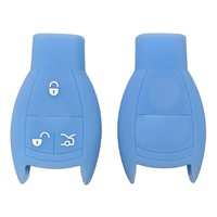 Housse de protection souple en silicone pour clé télécommande 3 boutons pour Mercedes Benz Classes C, E, S, M, GLK, CLS, CLK (anciens modèles) – Vente en gros