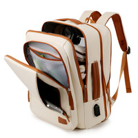 Vente chaude femmes grande capacité loisirs sac à dos étanche Oxford matériel extensible sec humide séparation sport sac d'ordinateur