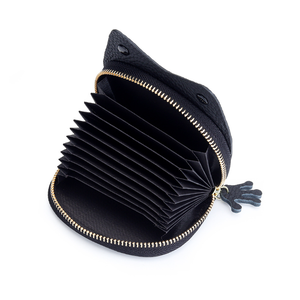 Top Layer Cowhide Women's Small Card <b>Bag</b> 2026 New Cute Frog Zipper ID Card Holder Genuine Leather Card Holder - Product Image 3