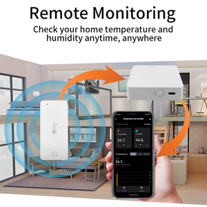 RKHK Tuya Zigbee Temperature Humidity Sensor with Voice Control Via APP Smart Life Works with <strong>Alexa</strong> Yandex - Product Image 3