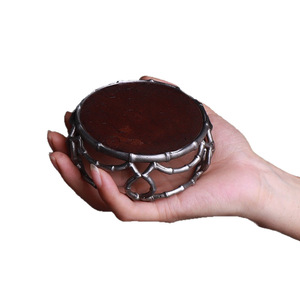 Ancient Fence Imitation Stone Surface Tin Teapot Holder Cup Coaster Tea Set Teaware Cup Coaster Base - Product Image 5
