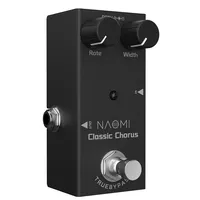 NAOMI Gitarren effekt pedal Mini Single Classic Chorus für E-Gitarren-Ukulele