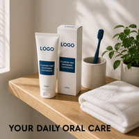 Dentifrice Blanchissant Familial Anti-Caries, Vente en Gros pour la Maison, Prix Usine, OEM ODM, Emballage Personnalisé, Menthe Naturelle, Soin de l'Émail