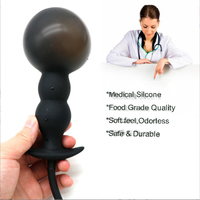 AITT ZRX-24HA Énorme Dildo Anal Gonflable en Silicone Étanche, Plug Anal Gonflable, Jouet Adulte 200g pour SM Gay