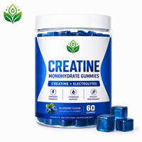 Gommes de créatine monohydrate avec électrolytes, saveur myrtille, 60 unités