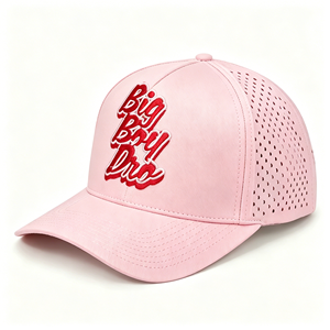 Melin Style 5 Panel Hydro Laser Hole <b>Baseball</b> <b>Cap</b> Waterproof Custom Embroidered Logo <b>Men</b> Casual Sports <b>Cap</b> - Product Image 4