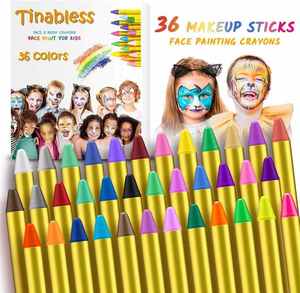 Haute qualité Non toxique 16 couleurs visage <span class=keywords><strong>peinture</strong></span> Crayons sécurité <span class=keywords><strong>peinture</strong></span> bâtons <span class=keywords><strong>crayon</strong></span> pour Halloween pour enfants bricolage - Product Image 3