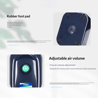 Pompe à air pour aquarium Sobo ultra silencieuse, économie d'énergie, portable, aérateur pour aquarium, haute efficacité, petite pompe à oxygène