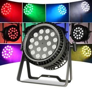 Luz LED Par de Alta Luminosidad 18x18w, Impermeable, con Zoom RGBW, para Exteriores, IP65 - Product Image 1