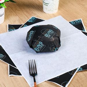 Sandwich Wrap Packaging Coated Greaseproof <b>Paper</b> for Pizza Snack Hamburger-Food Grade Baking <b>Paper</b> - Product Image 5