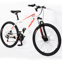 Vélo de montagne à frein à disque en acier 21 vitesses pas cher de Chine / Vélo VTT OEM en gros directement de l'usine