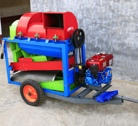 Petite batteuse agricole multi-cultures pour blé, riz, soja, maïs – Machine à décortiquer à vendre