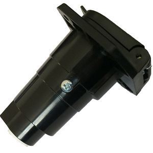 อะแดปเตอร์เต้ารับรถพ่วง 7 ขา 12V สีดำ พลาสติก IP44 ขั้วต่อ RV - Product Image 3