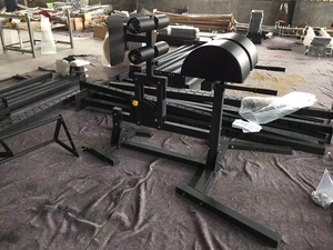 Banc romain commercial robuste en acier pour l'entraînement des fessiers, des ischio-jambiers, du dos, des abdominaux <span class=keywords><strong>et</strong></span> du tronc, équipement de fitness pliable pour la maison - Product Image 1