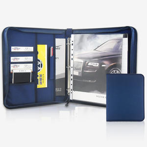 Portafolio A4 con Logotipo al por Mayor, Organizador con Carpeta de 3 Anillas, Portafolio de Tela para Negocios, Carpeta Personalizada para Archivos - Product Image 1