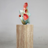 Sculpture de fleur géante en résine personnalisée, grande statue florale de magnolia pour jardin, hall d'hôtel et décoration paysagère commerciale