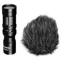 Microphone vidéo VM-M10 Manbily Mini Mic Facebook Livestream Enregistrement Shotgun Mic pour appareil photo Smartphone