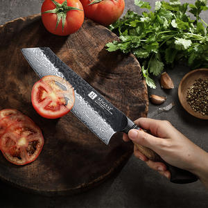 新佐大马士革钢厨师刀锋利厨房邦卡刀定制 - Product Image 3