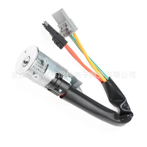 Vauxhall Renault Nissan Ignition <b>Switch</b> 7700765533 <b>With</b> 2 Keys Lock Function <b>Plug</b> In Grey Nylon - Product Image 5